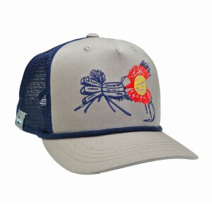 RepYourWater Colorado Hopper Hat in Grey and Navy
